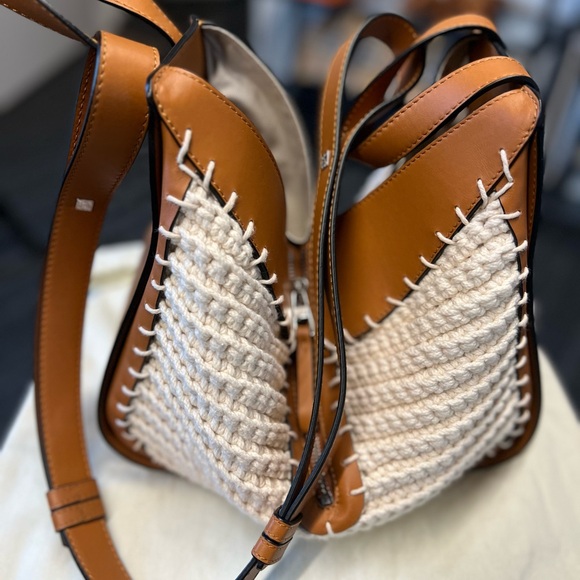 Loewe Hammock Crochet and Leather Handbag - BRAND NEW! - Picture 5 of 7